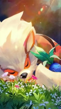 arcanine and oddish live wallpaper