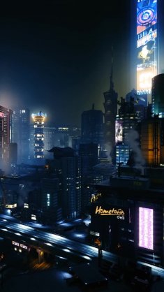 cyberpunk night city live wallpaper