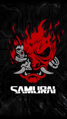 demon samurai (cyberpunk 2077) live wallpaper