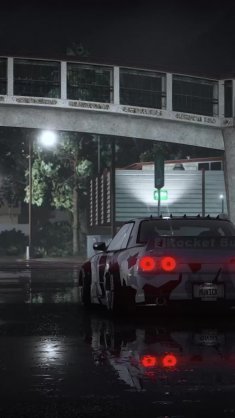 nissan gt-r32 rocket bunny live wallpaper