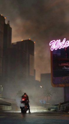 welcome to the world of cyberpunk 2077 live wallpaper