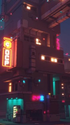 neon cityscape (cyberpunk 2077) live wallpaper