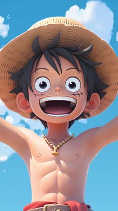 straw hat kid luffy live wallpaper