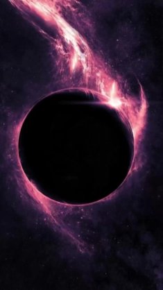black hole in outer space live wallpaper