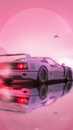 aesthetic ferrari f40 (forza horizon) live wallpaper