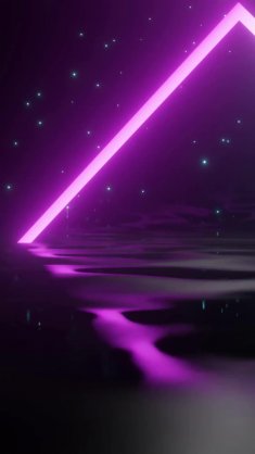 neon reflections live wallpaper