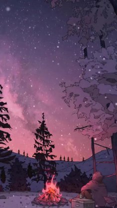 cozy camp live wallpaper