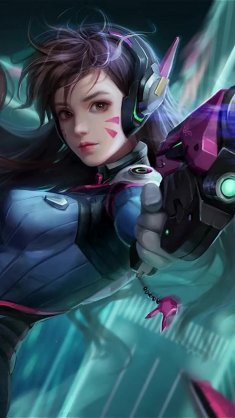 d.va overwatch live wallpaper