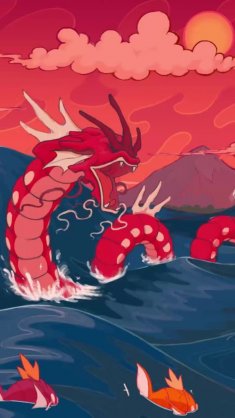 dragon in lake of rage live wallpaper