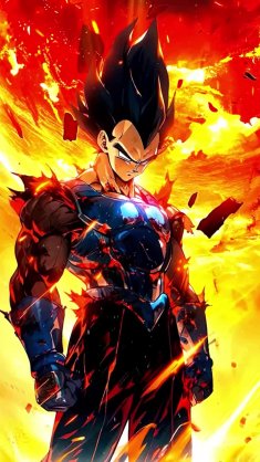 ruthless warrior vegeta live wallpaper