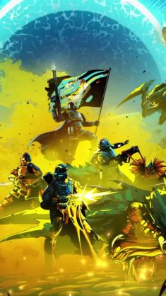 battle in helldivers 2 live wallpaper
