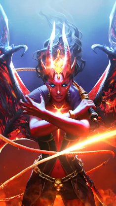 queen of pain arcana live wallpaper