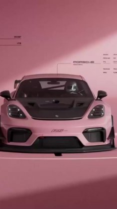 porsche gt4 rs pink live wallpaper