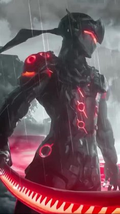 genji blade in the rain live wallpaper