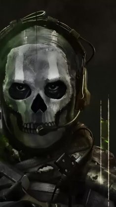 ghost in modern warfare 2 live wallpaper