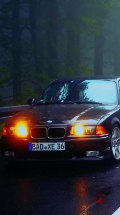 bmw e36 flashing lights live wallpaper