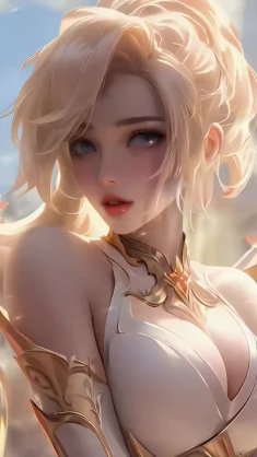 mercy: healing wings live wallpaper