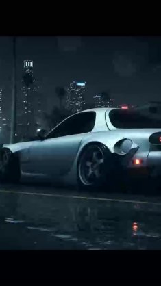 mazda rx-7 on the road live wallpaper