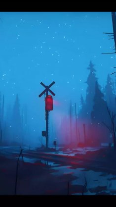 night railway live wallpaper