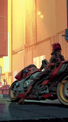 cyberpunk 2077 rider live wallpaper