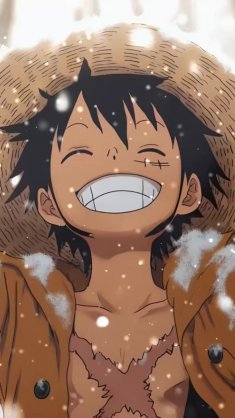 luffy in winter live wallpaper