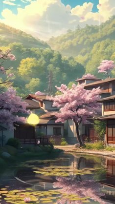 japanese village live wallpaper