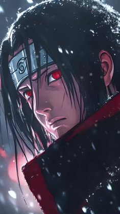 itachi uchiha winter live wallpaper