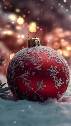 christmas ball live wallpaper