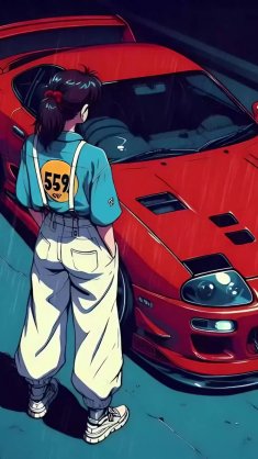 anime jdm car live wallpaper