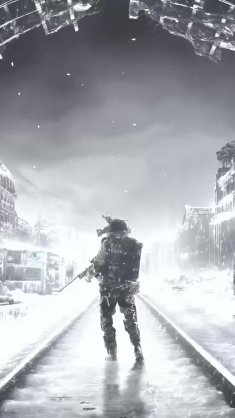 metro (winter) live wallpaper