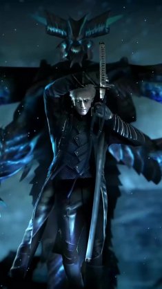 vergil's sin devil trigger (dmc) live wallpaper