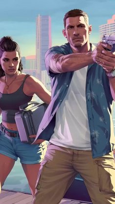 gta vi - jason & lucia live wallpaper