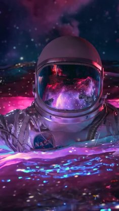astronaut in the ocean live wallpaper