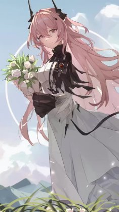 theresa among blossoms live wallpaper