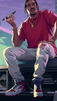 dre'quan priest (gta vi) live wallpaper