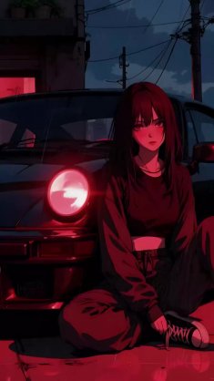 osaka midnight run: porsche 911 live wallpaper