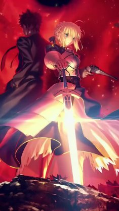saber and kiritsugu (fate zero) live wallpaper