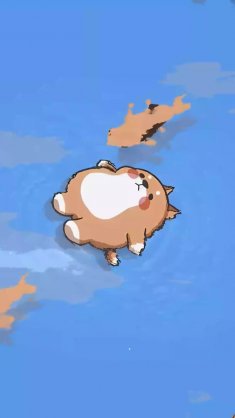 floating dog live wallpaper