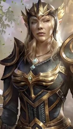queen ayrenn - the elder scroll's online live wallpaper