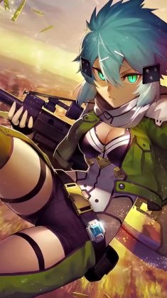 sinon ready to fire live wallpaper