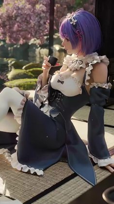 rem - maid of resolve (re:zero) live wallpaper