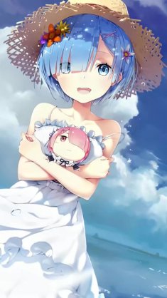 rem blue dream (re:zero) live wallpaper