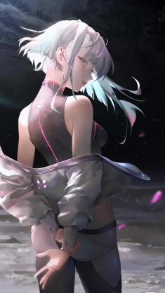 lucy edgerunner escape live wallpaper
