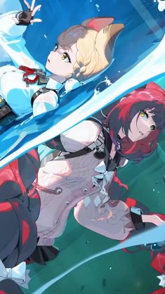 yuzuha & alice (zzz) live wallpaper