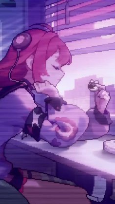 ukinami yuzuha pixel art live wallpaper