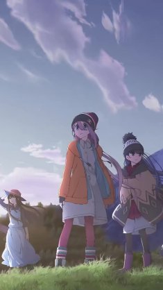 yuru camp (laid-back camp) live wallpaper