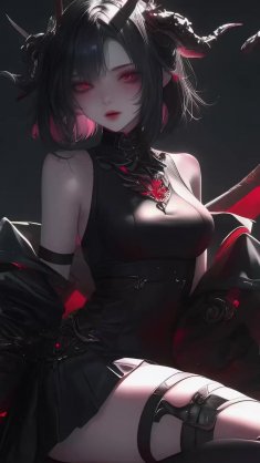 gothic demon empress live wallpaper