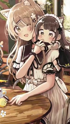 healing cat cafe live wallpaper