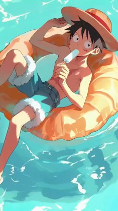 luffy summer chill live wallpaper