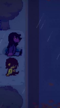 deltarune rainy night live wallpaper